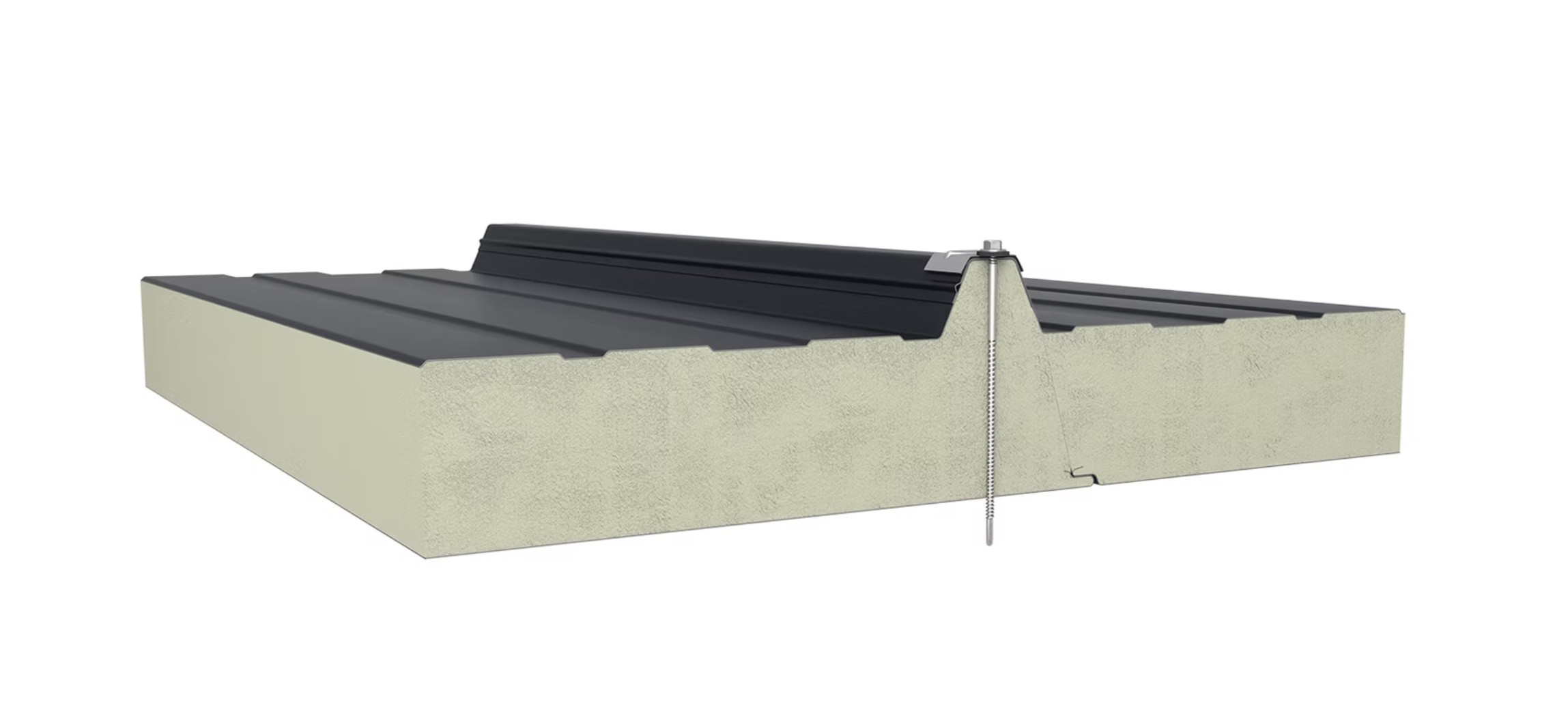 Logiccore Solar Uyumlu Dıştan Vidalı 3R-5R PUR/PIR Çatı Paneli