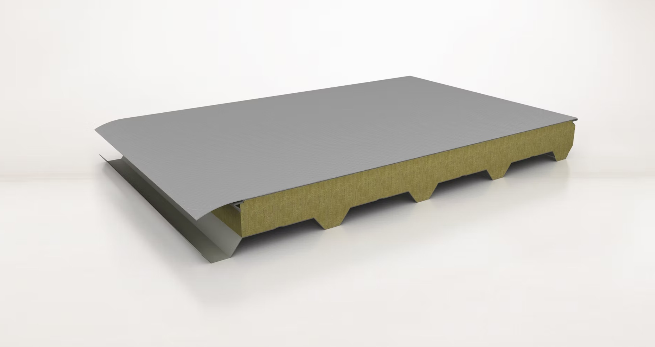 Sac Üstü Membranlı Çatı Paneli Taşyünü Yalıtımlı